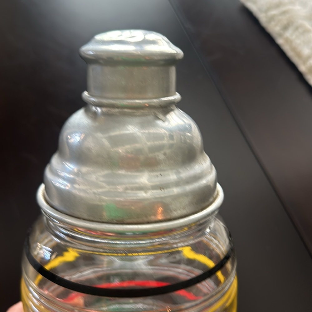 Vintage Anchor Hocking mid century modern cocktail shaker from the 1930s - Picture 2 of 4